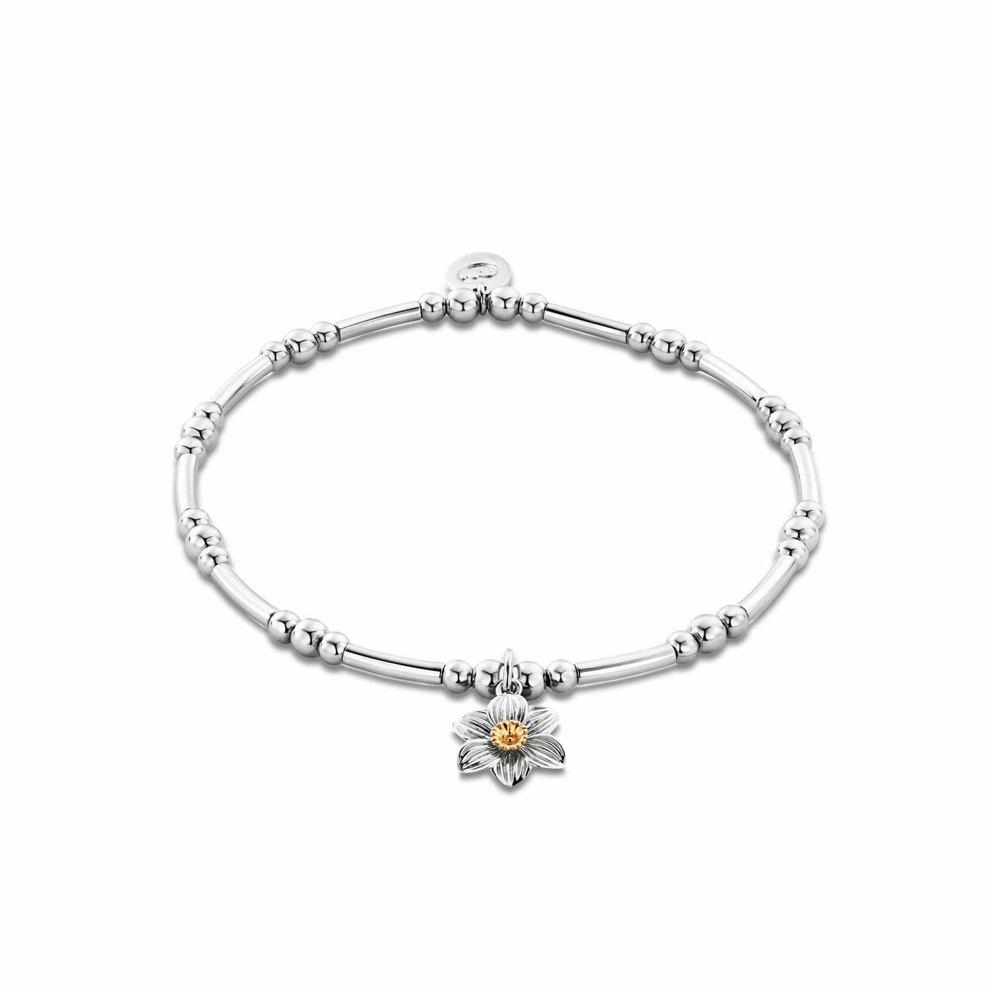 Nature's Wonder Sterling Silver Daffodil Affinity Bracelet