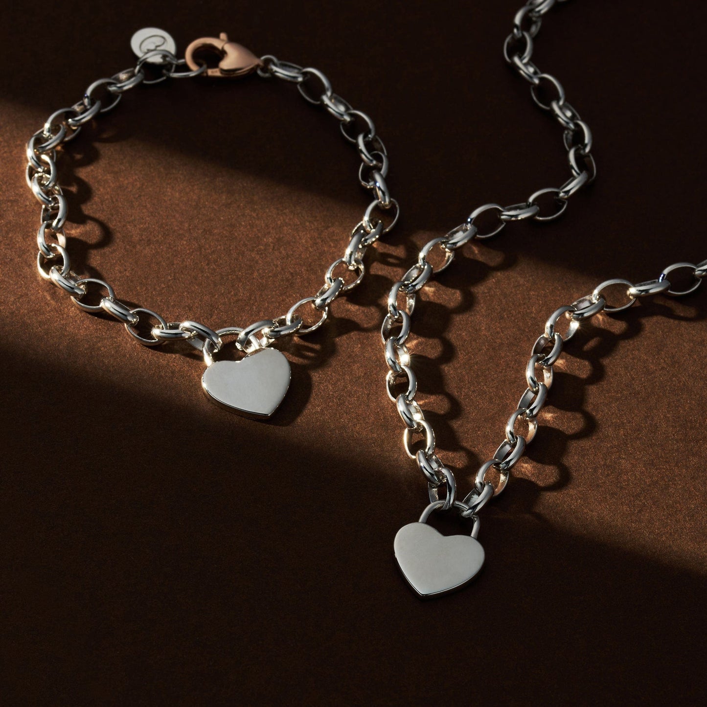 Cariad® Sterling Silver Padlock Necklace