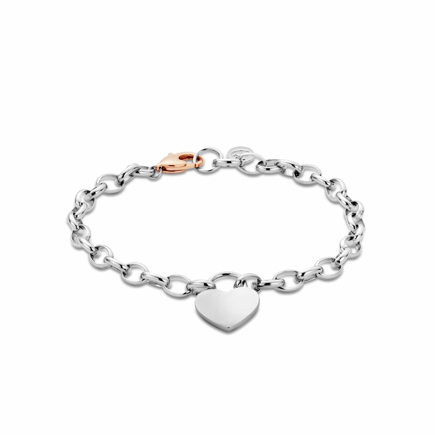 Cariad® Sterling Silver Padlock Bracelet