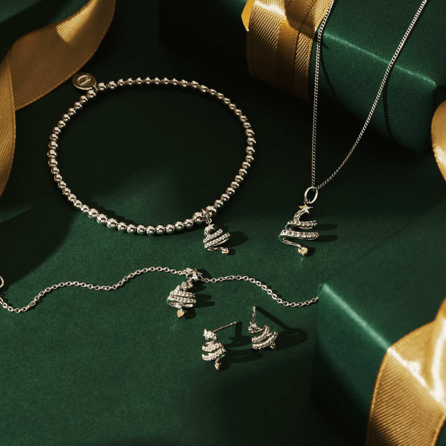 Clogau® Christmas Tree Silver Pendant