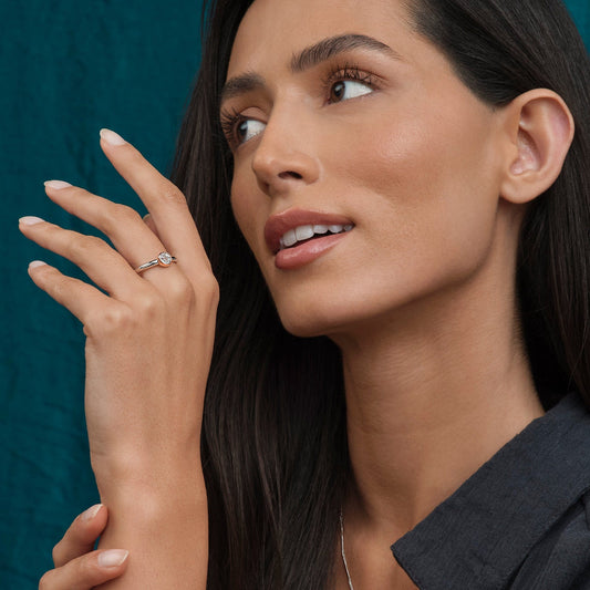 Clogau® Celebration Sterling Silver Single Stone Ring with Topaz