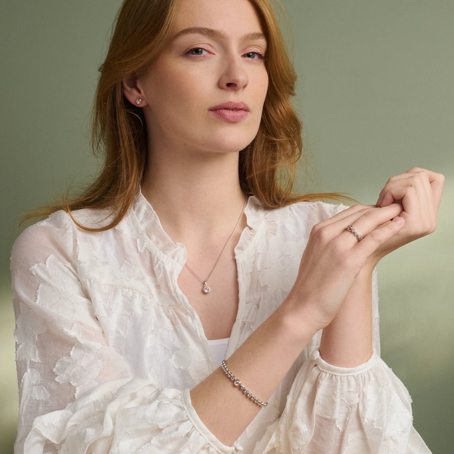 Clogau® Celebration Sterling Silver Tennis Bracelet with Topaz