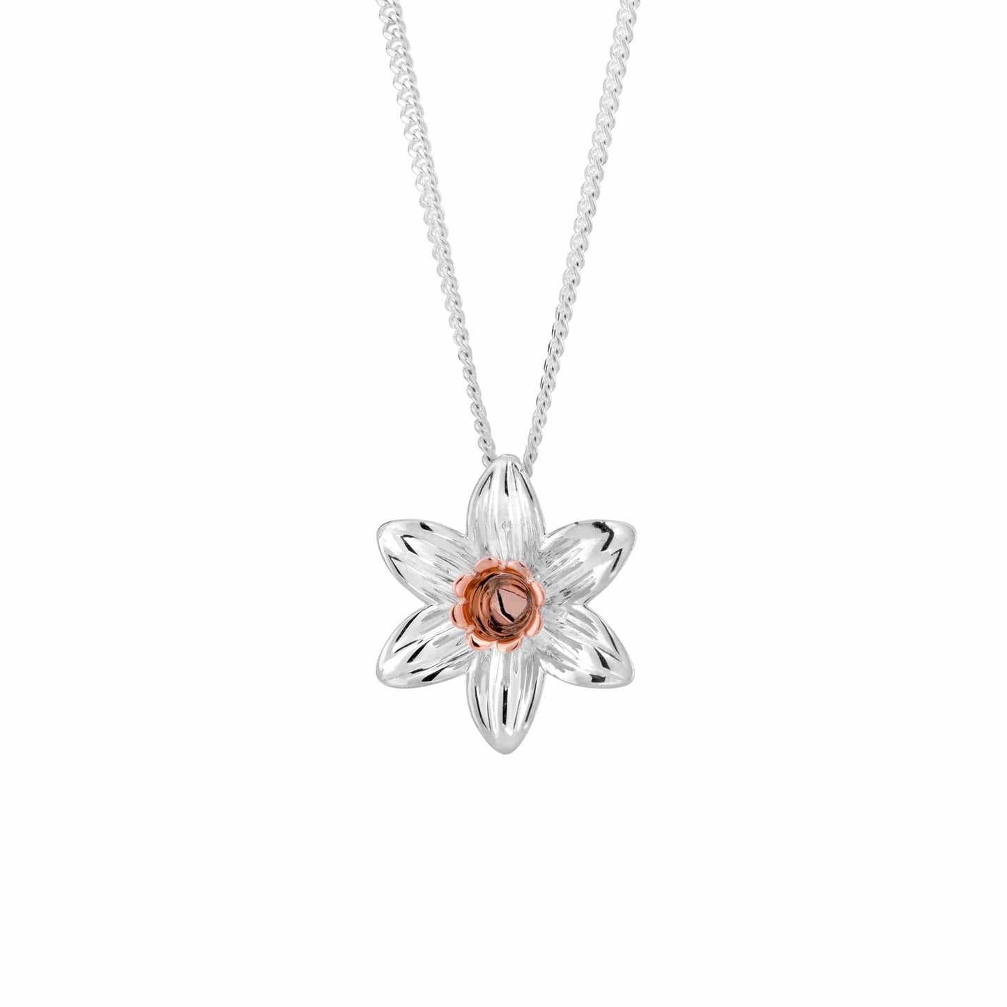 Daffodil Silver Pendant