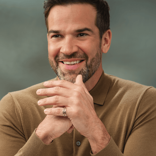 Royal Clogau® Sterling Silver Annwyl Wide Channel Ring