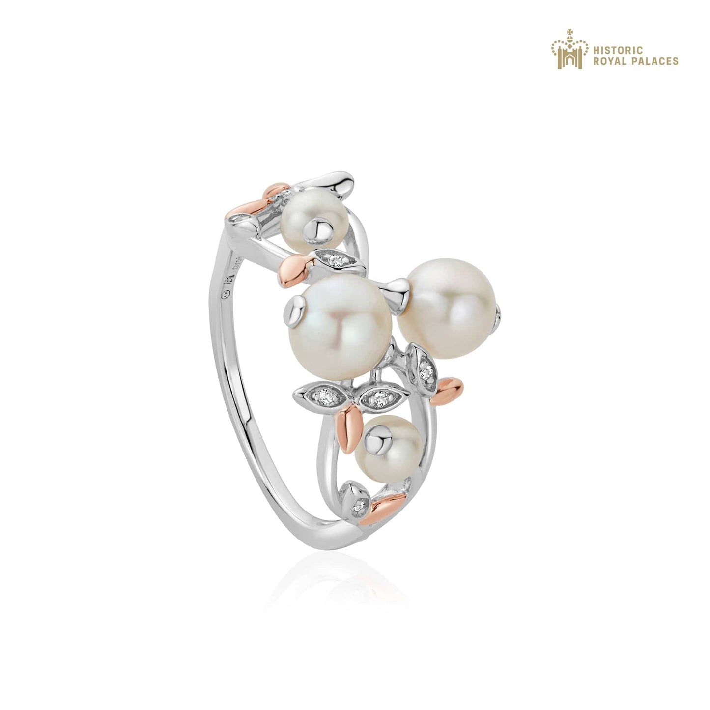 Lily of the Valley Silver and Pearl Ring