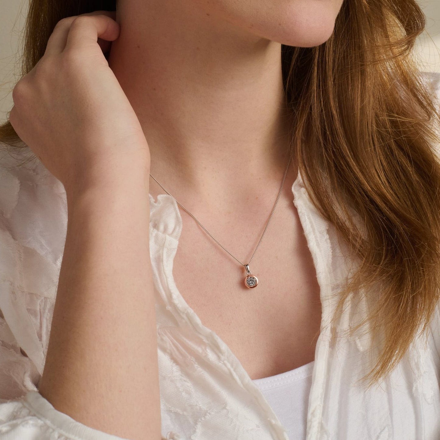 Clogau® Celebration Sterling Silver Single Stone Pendant with Topaz