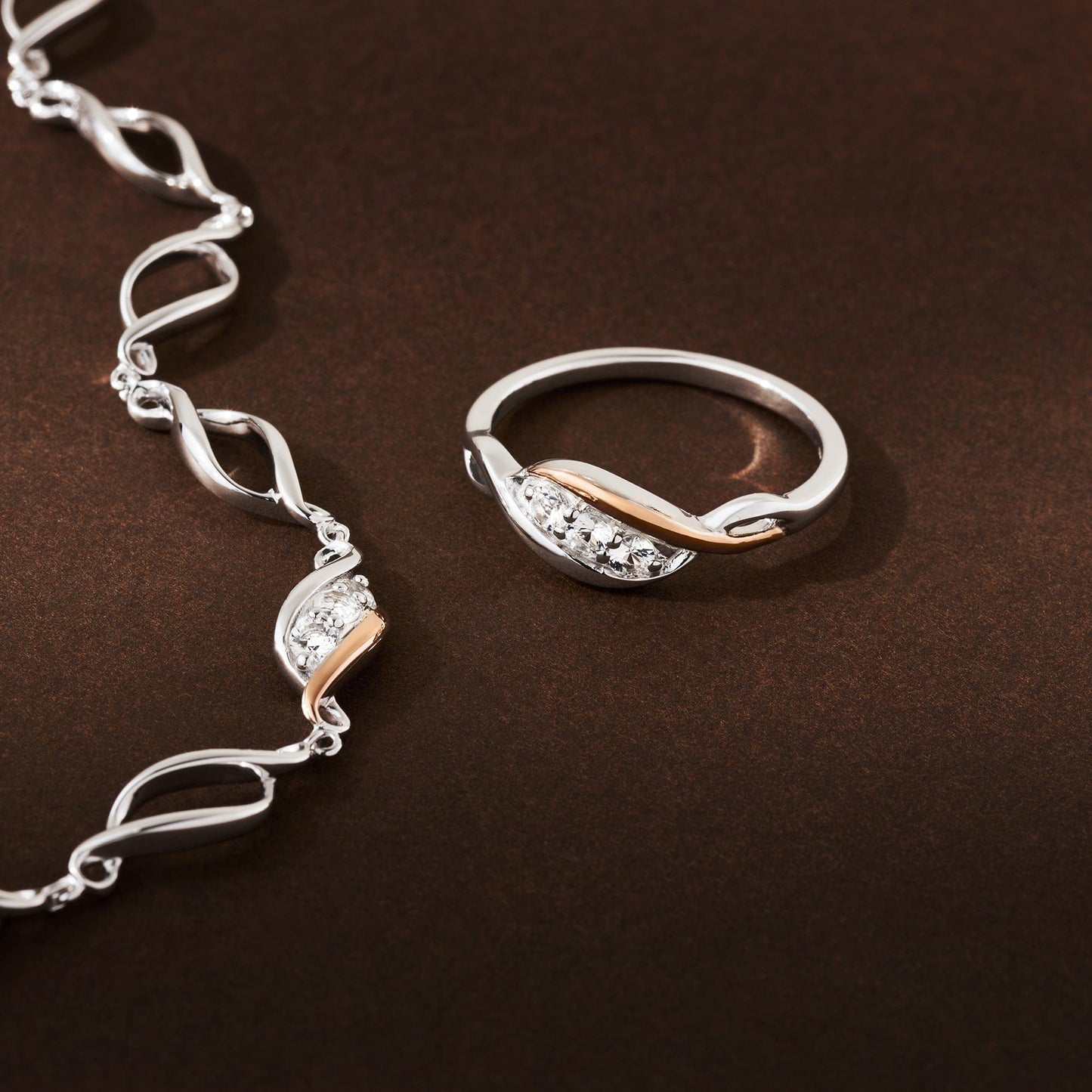 Past Present Future® Sterling Silver Ring with Topaz