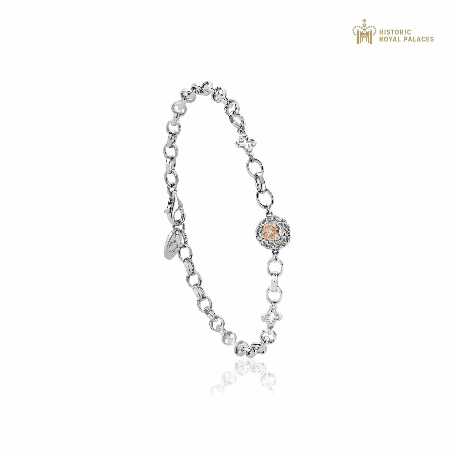 Tudor Court Silver and Pearl Bracelet