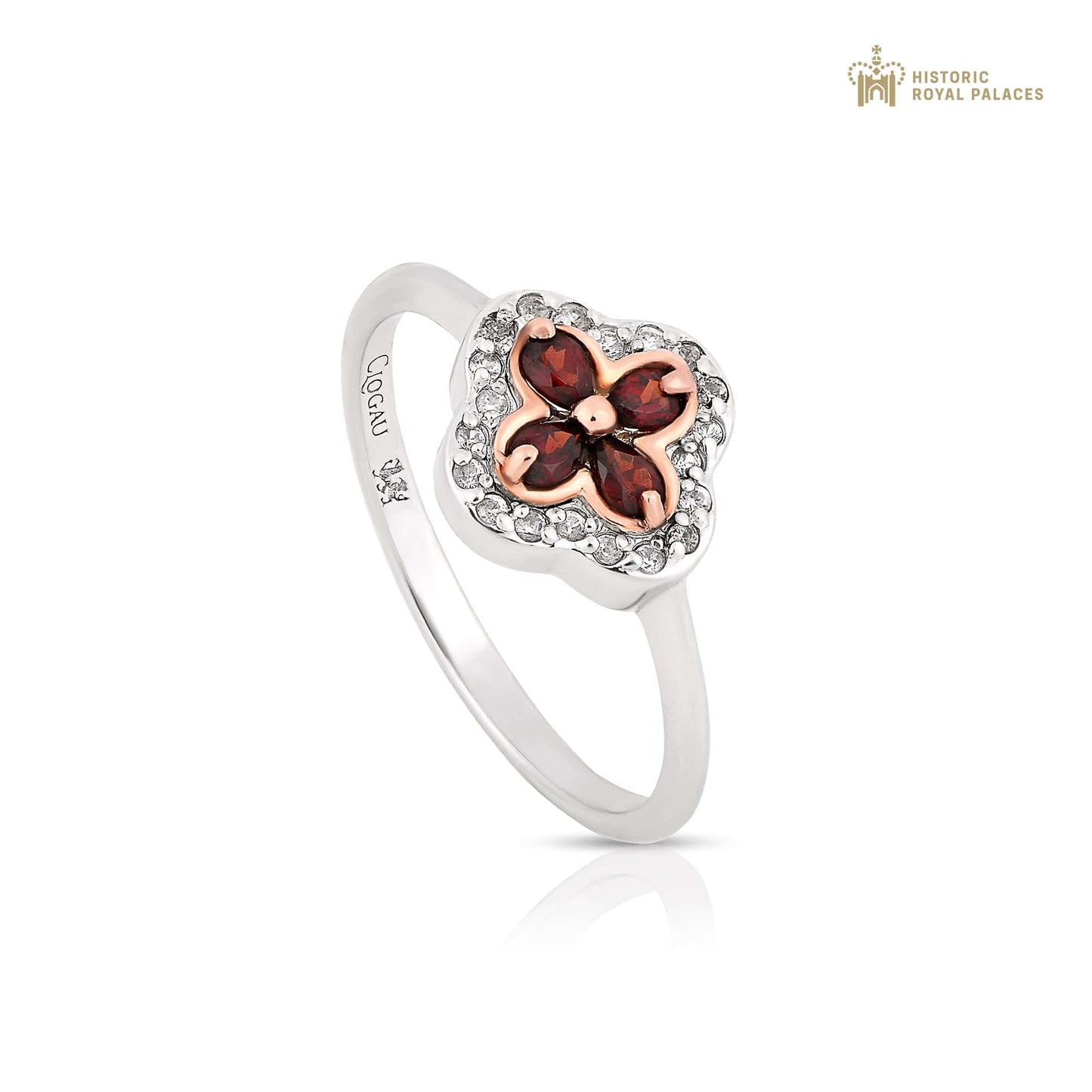 Tudor Court Red Garnet Ring