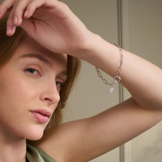 Insignia Sterling Silver Charm Bracelet