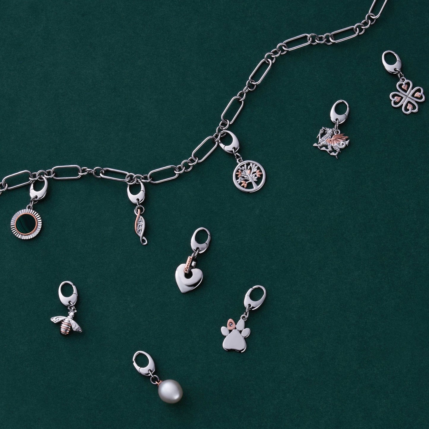 Insignia Sterling Silver Beachcomber Charm with Pearl