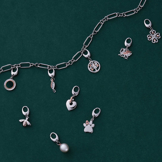 Insignia Sterling Silver Beachcomber Charm with Pearl