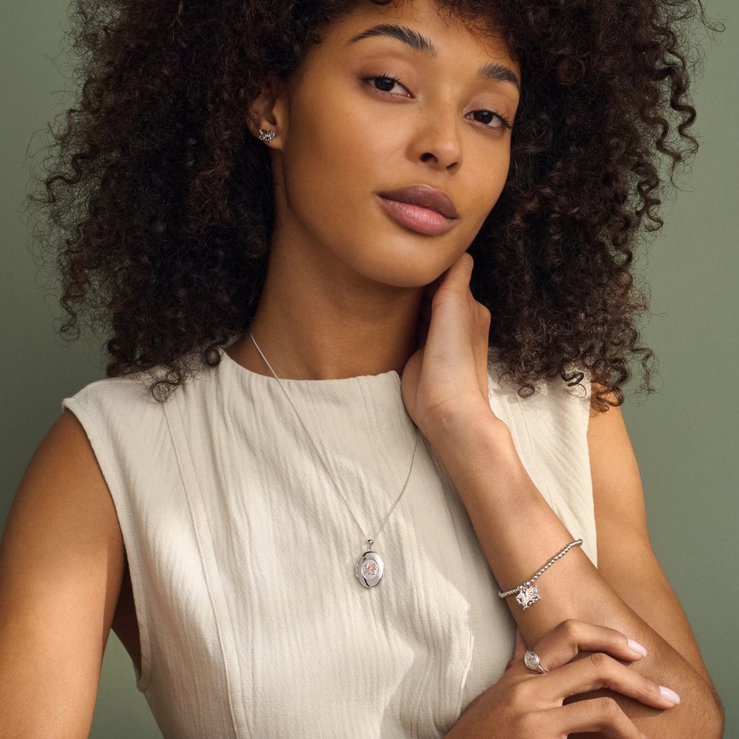 Royal Clogau® Sterling Silver Welsh Dragon Locket