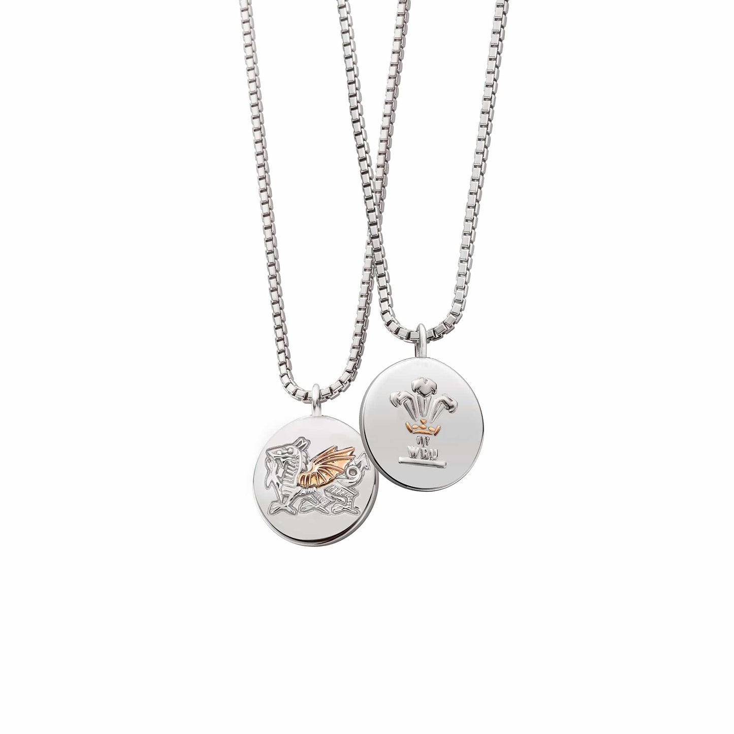 WRU Sterling Silver Welsh Dragon Pendant