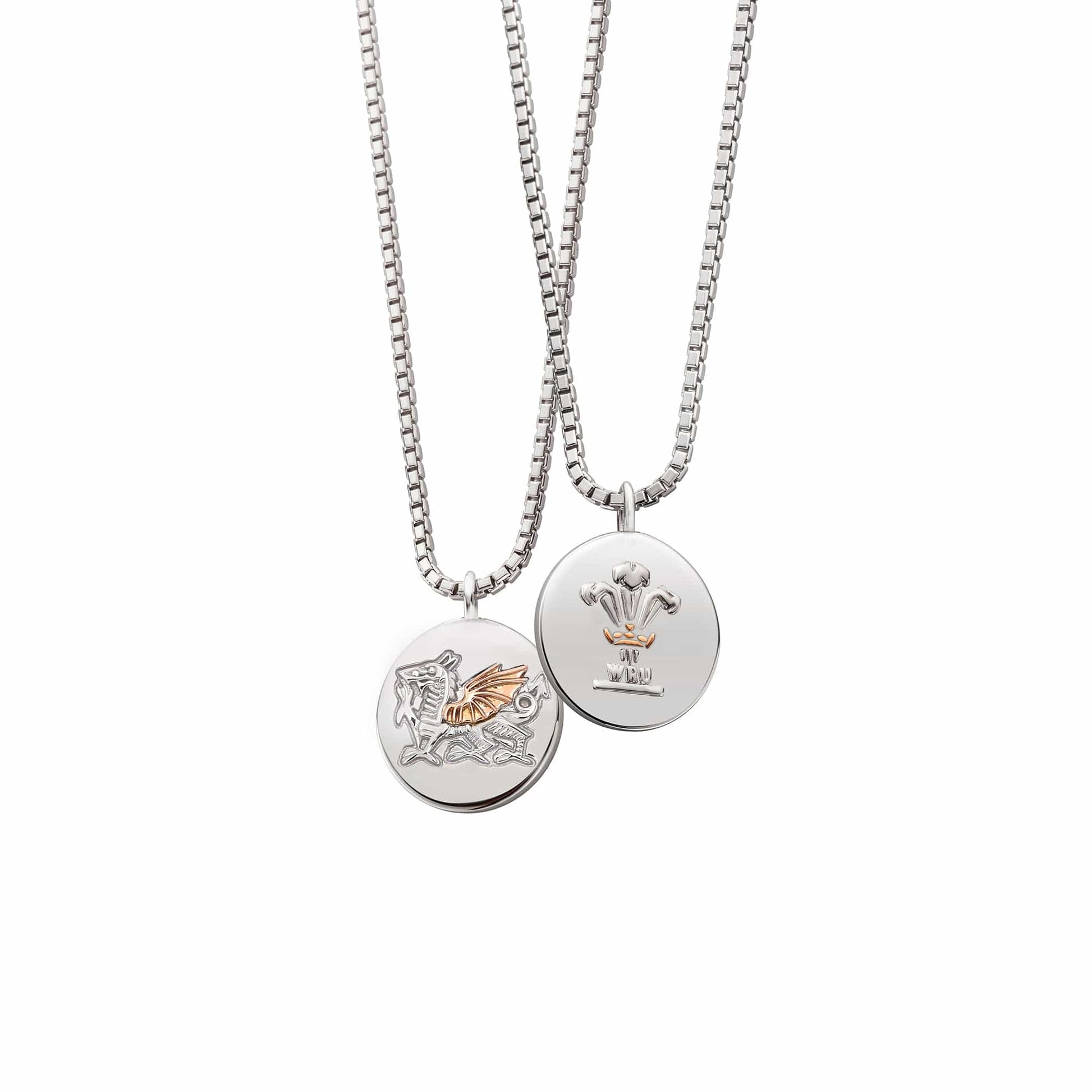 WRU Sterling Silver Welsh Dragon Pendant