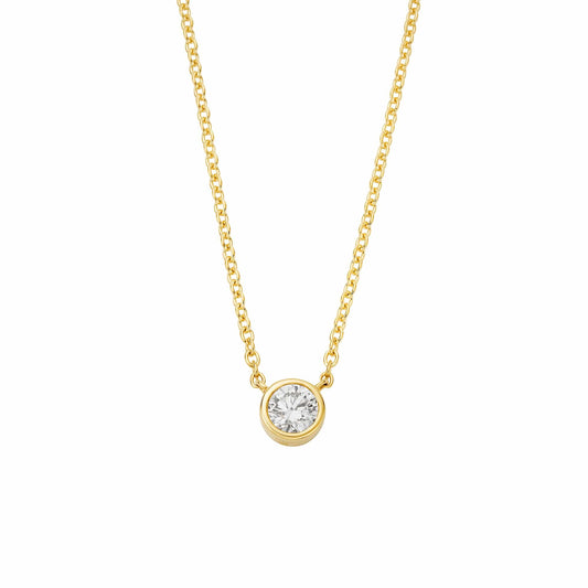 Clogau® Celebration 9ct Solid Gold Necklace with 0.5ct Lab-Grown Diamond