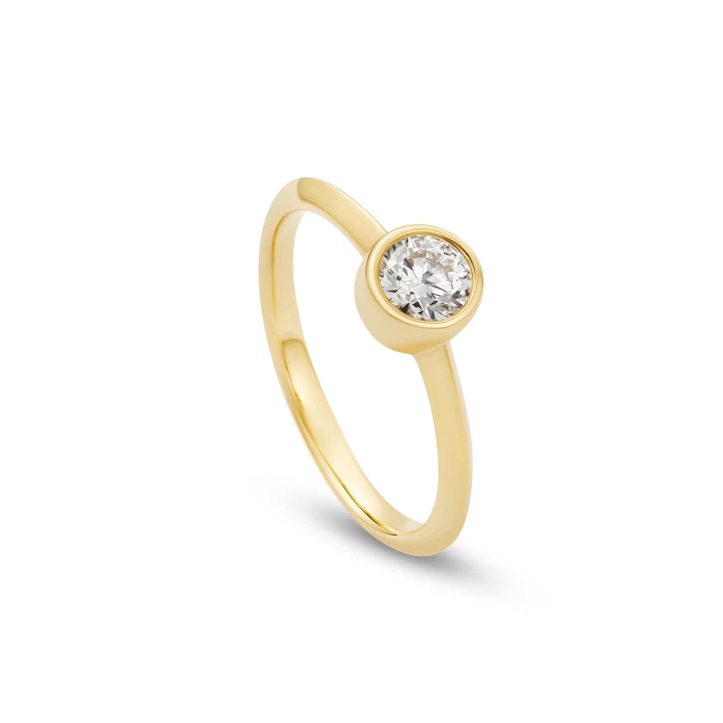 Clogau® Celebration 9ct Solid Gold Ring with 0.5ct Lab-Grown Diamond
