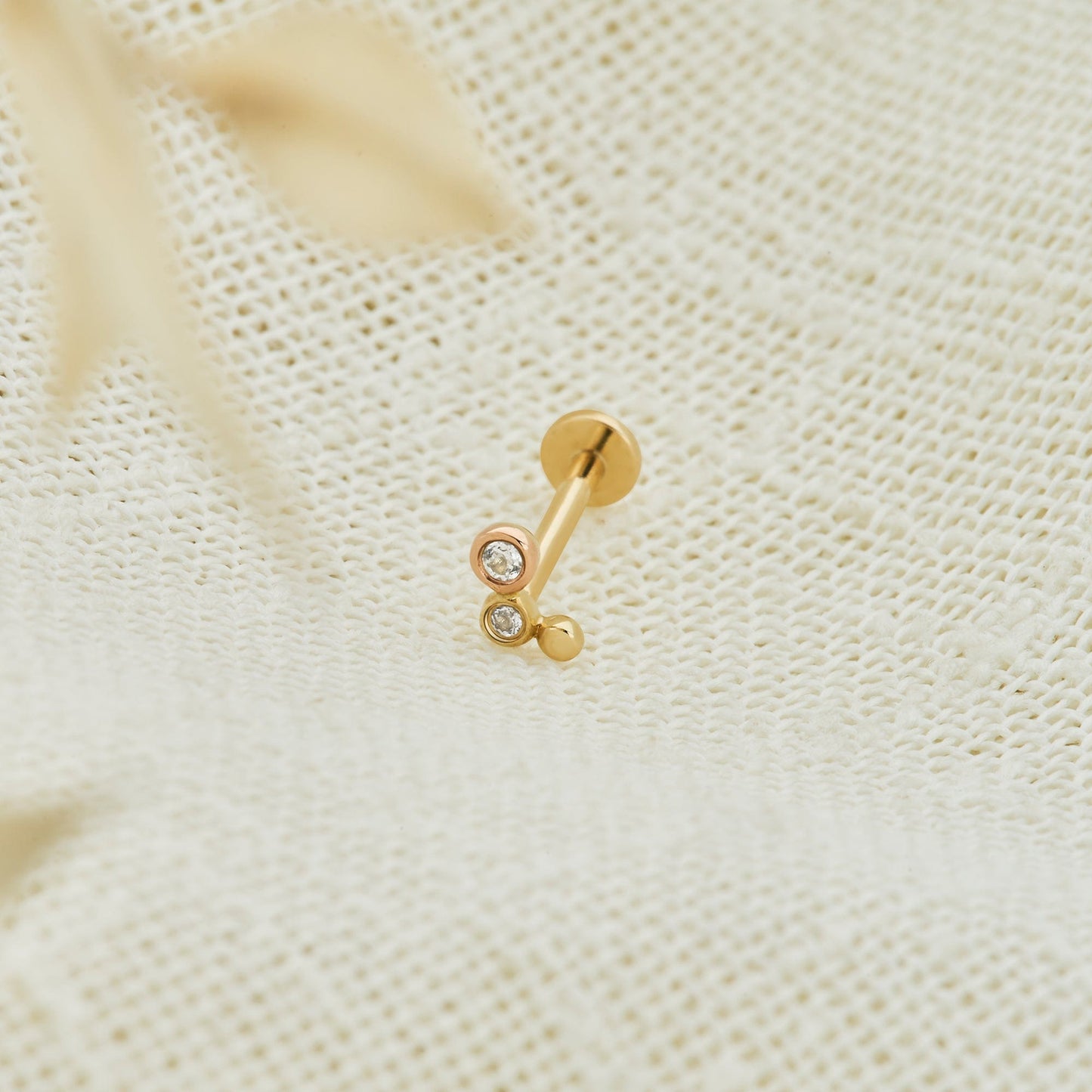 Clogau® Celebration Gold and Diamond Bubbles Piercing Stud