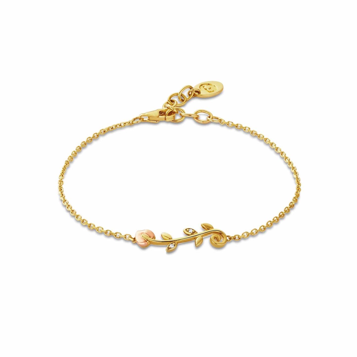 Tree of Life® 9ct Solid Gold Vine Bracelet with Diamonds