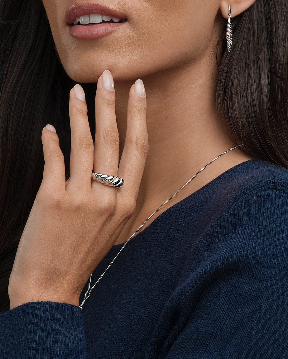 Lover’s Twist Silver Ring