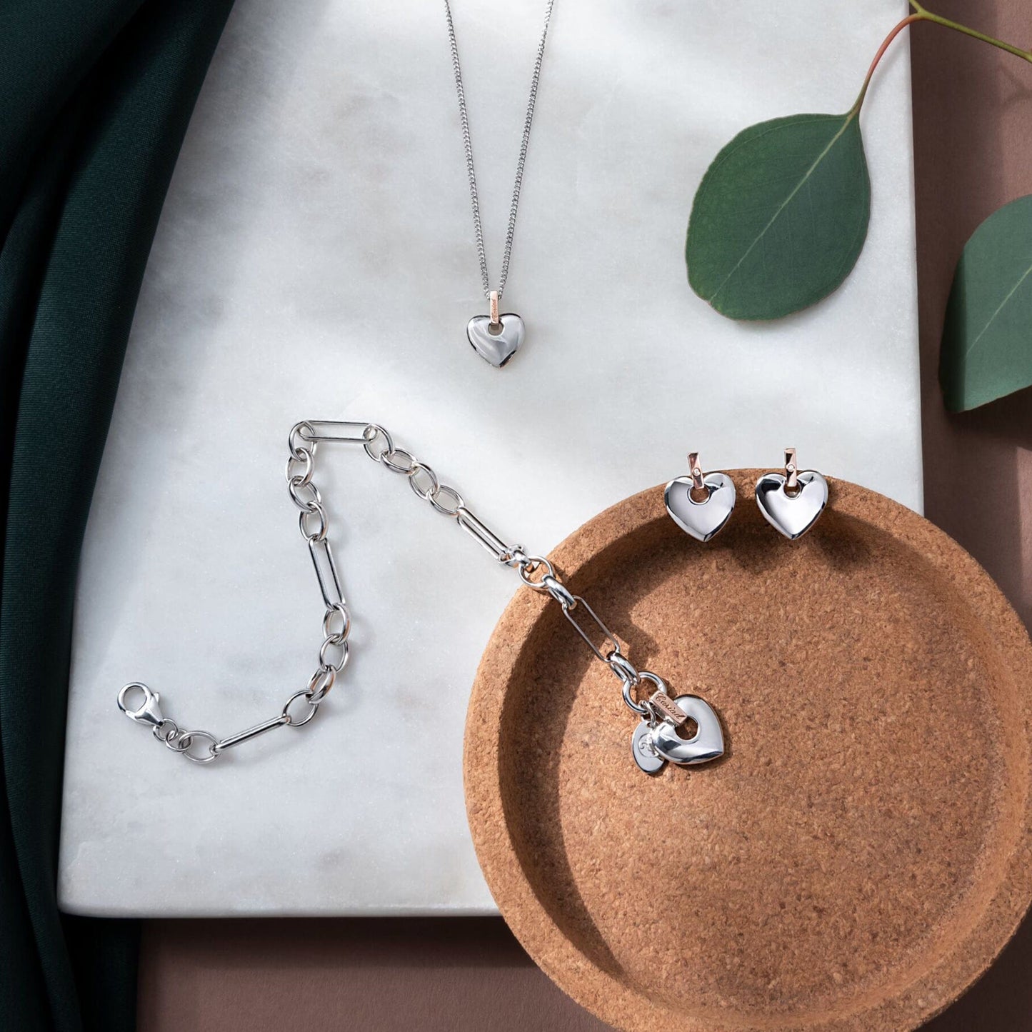 Cariad® Sterling Silver Figaro Bracelet