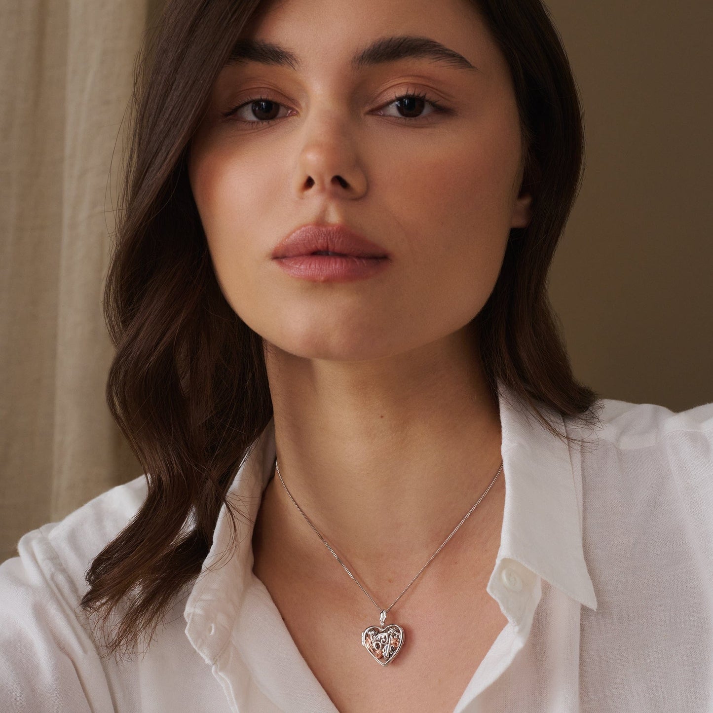 Royal Clogau® Sterling Silver Oak Leaf Locket