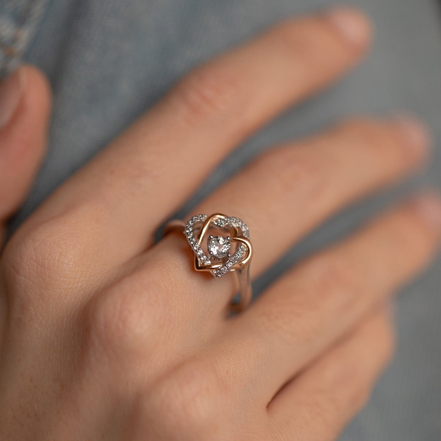 Always in My Heart Silver Ring