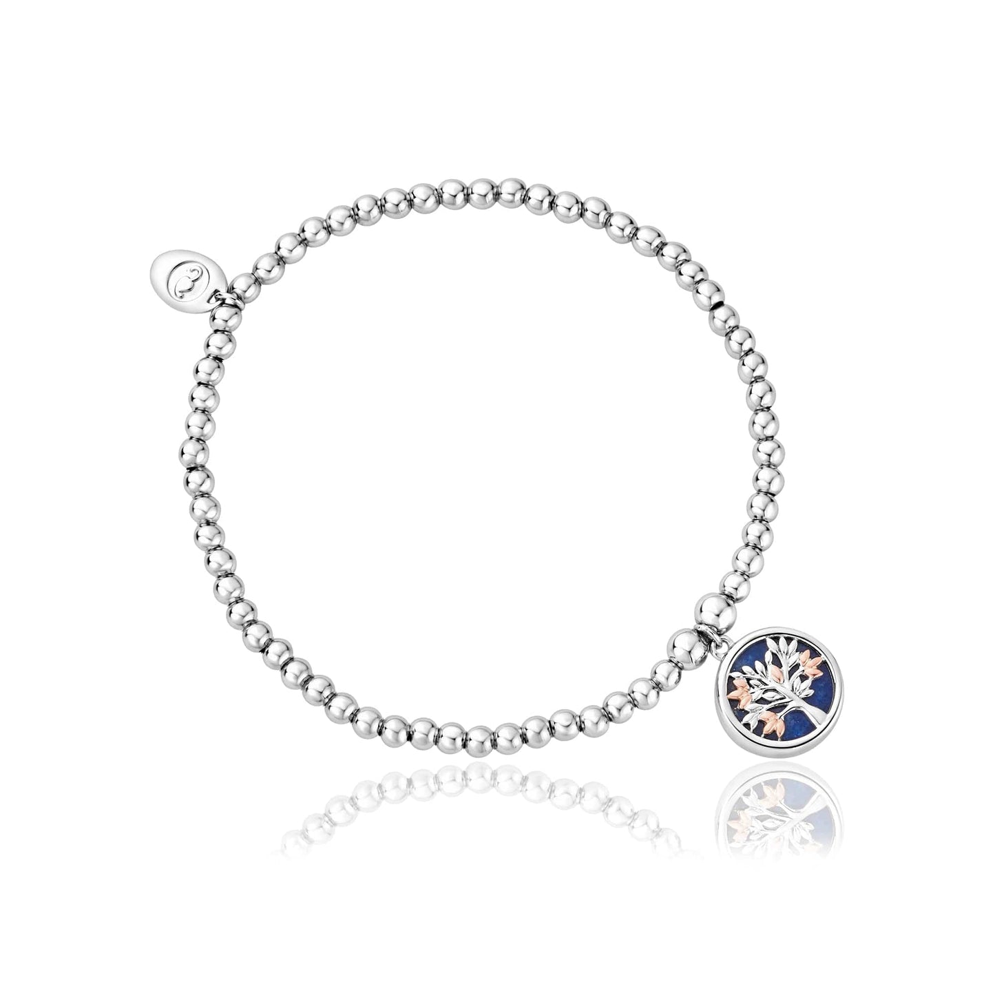 Tree of Life® Silver and Lapis Lazuli Circle Affinity Bracelet