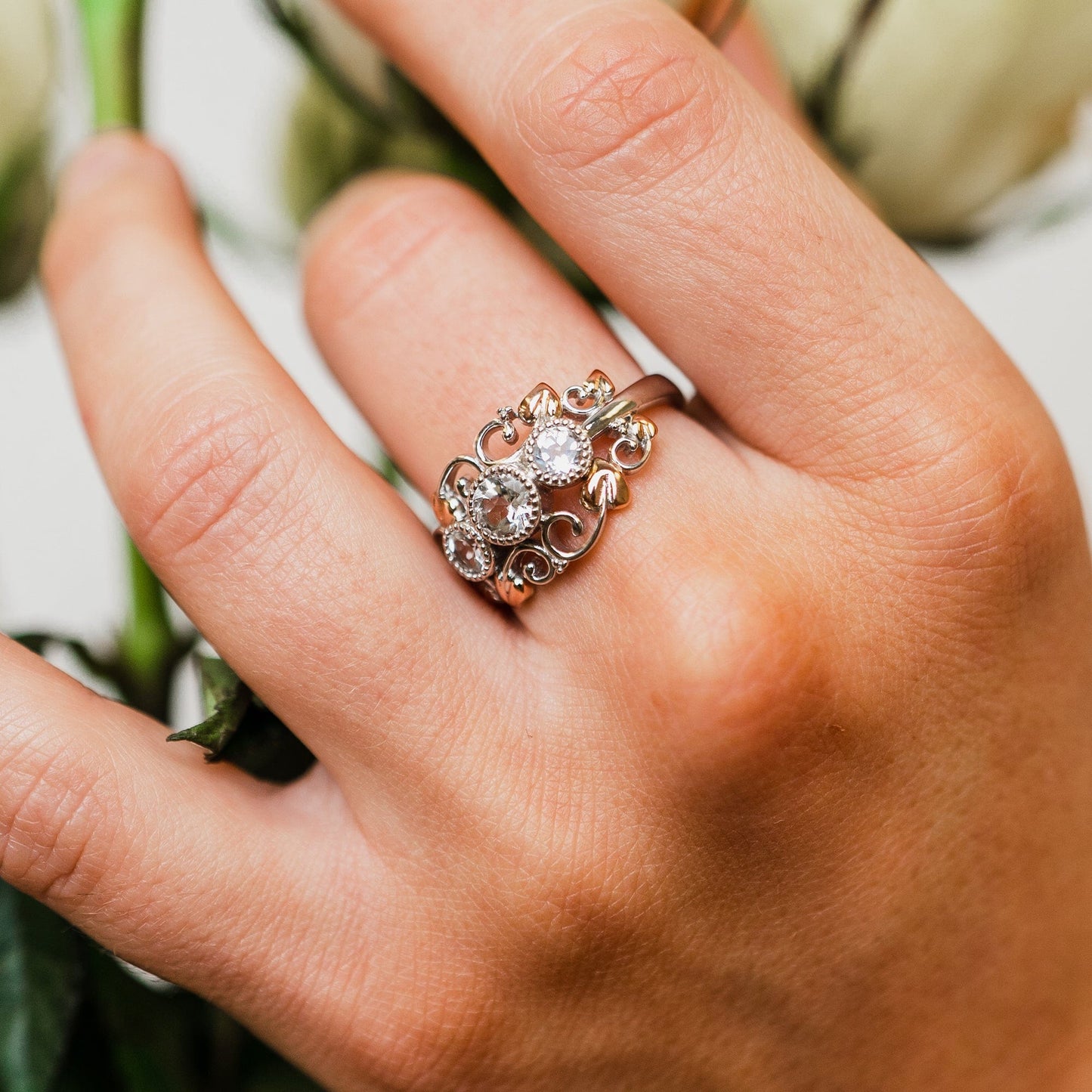 Tree of Life® Silver Trilogy Ring