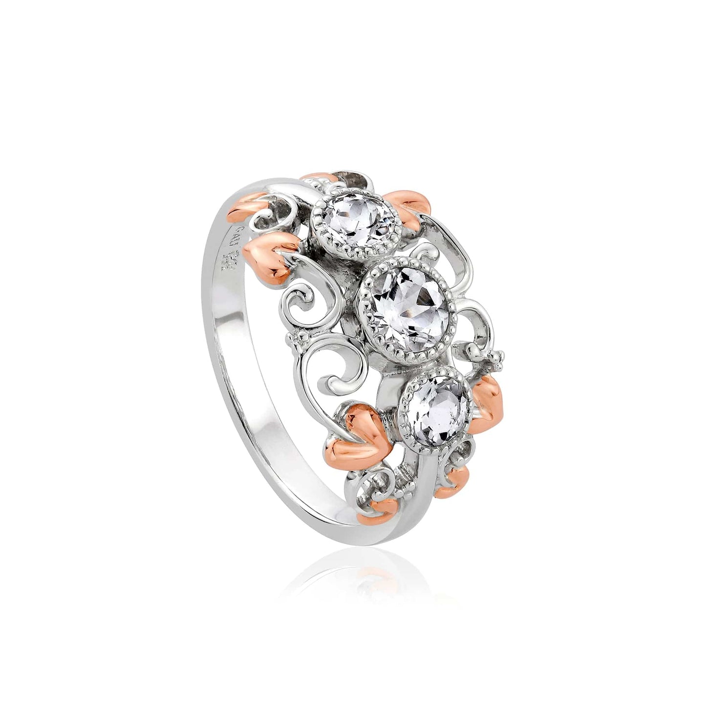 Tree of Life® Silver Trilogy Ring