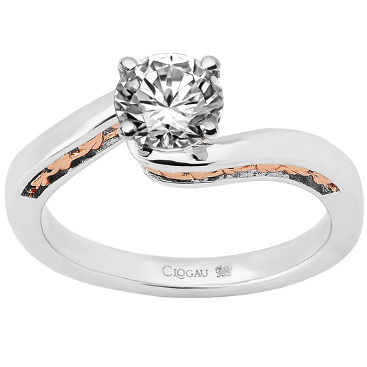 Compose - Forever Fairy-tale (L) - 18K White with 18K Rose Gold