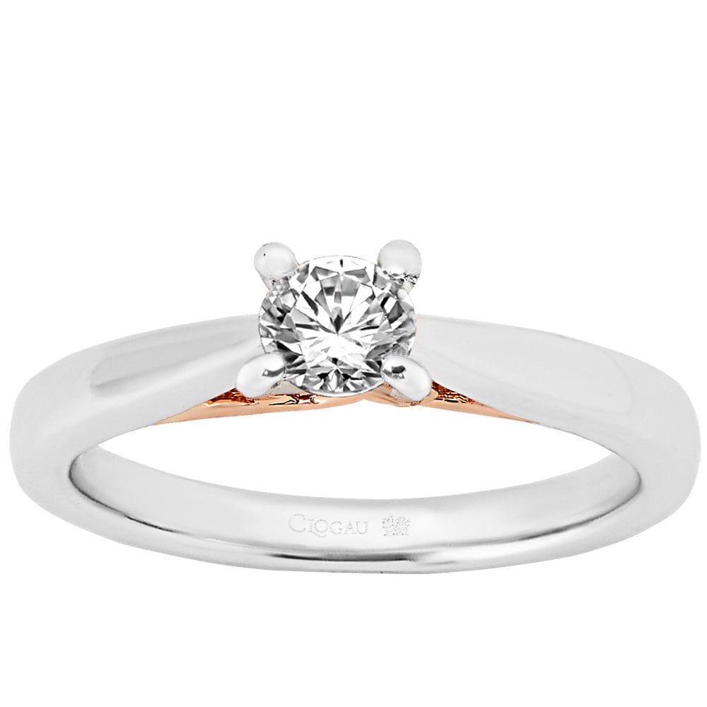 Compose - New Beginning (K) - 9K White with 9K Rose Gold