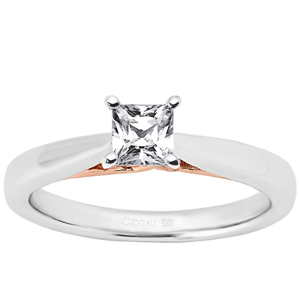 Compose - New Beginning (M) - 9K White with 9K Rose Gold