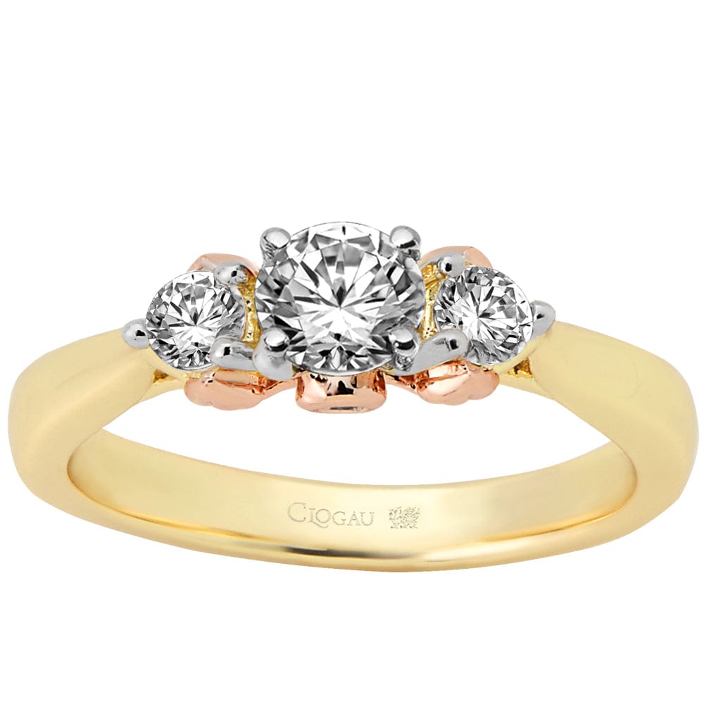 Compose - Past Present Future (T) - 9K Yellow with 9K Rose Gold