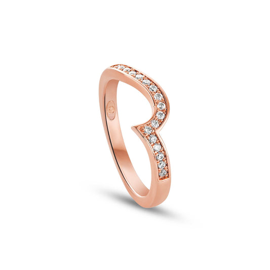 9ct Rose Gold Forever Fairytale Wedding Ring