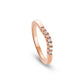9ct Rose Gold Past Present Future® Wedding Ring
