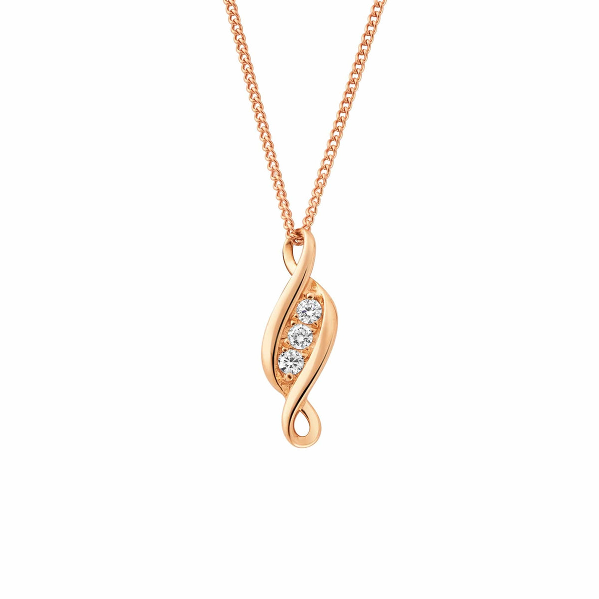 Past Present Future® 18ct Solid 1854 Blend Pendant Diamonds