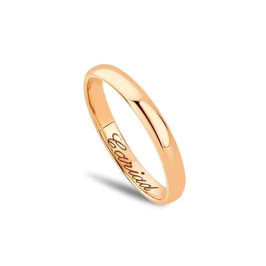 Promises 18ct Solid Gold 1854 Blend 3mm Wedding Ring
