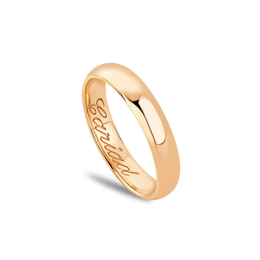 Promises 18ct Solid Gold 1854 Blend 4mm Wedding Ring