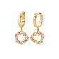 Always in My Heart 18ct Gold and Diamond Drop Earrings