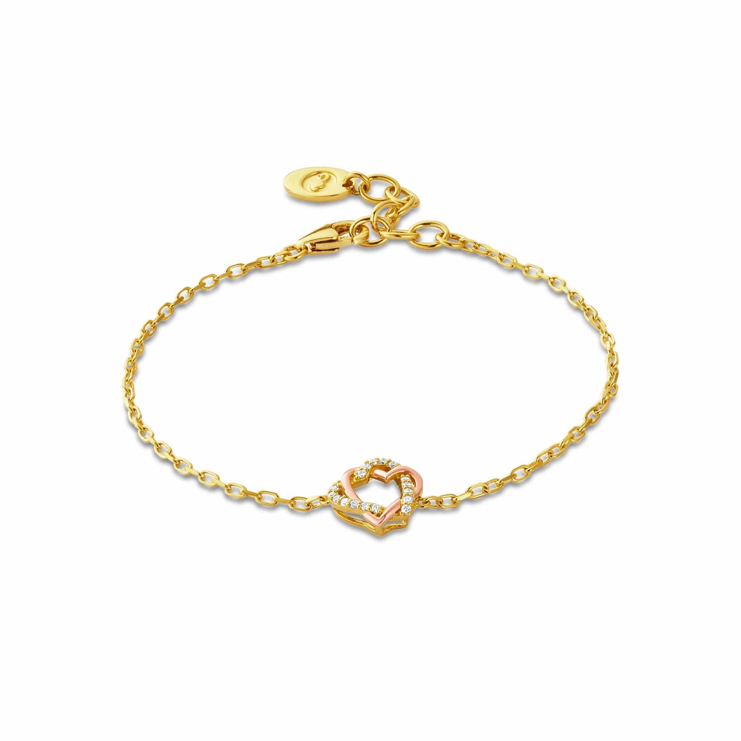Always in My Heart 18ct Gold and Diamond Bracelet