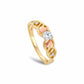Promises 18ct Solid Fairtrade Gold Engagement Ring with 0.3ct Lab-Grown Diamond