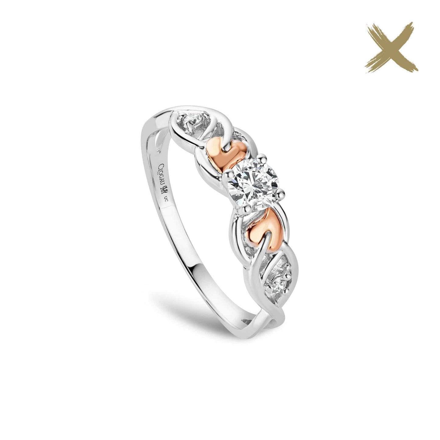 Tree of Life® Ethics 18ct Fairtrade White Gold and Laboratory-Created Diamond Engagement Ring