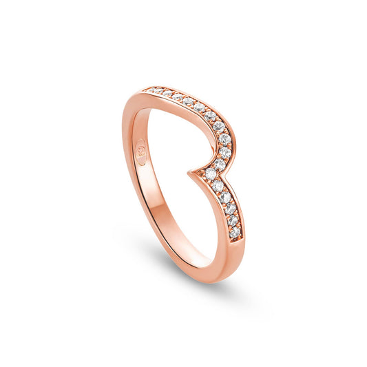 18ct Rose Gold True Romance Wedding Ring