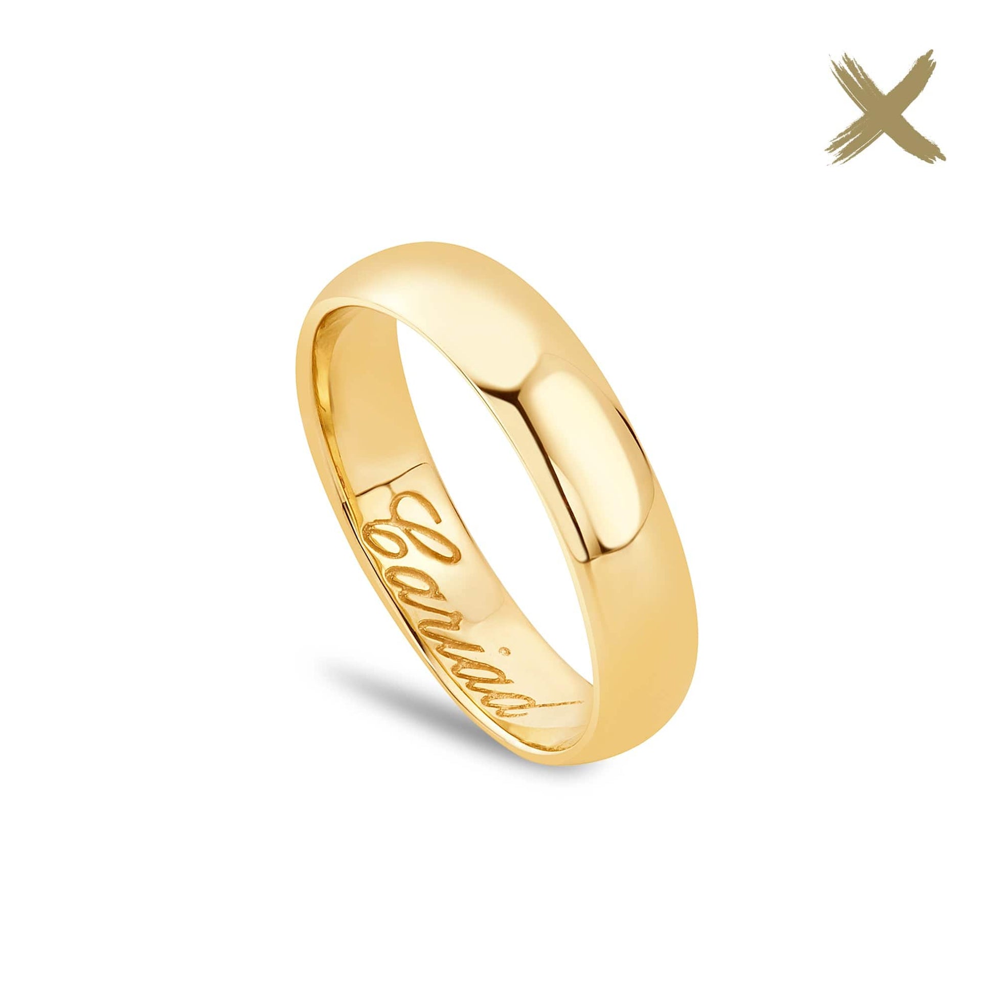 18ct Gold 5mm Windsor Wedding Ring