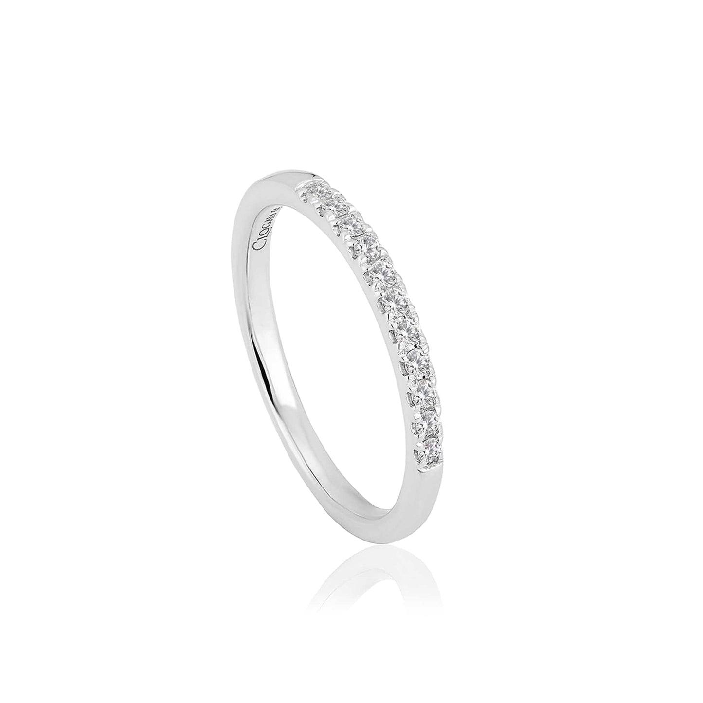 9ct White Gold Timeless Love Wedding Ring
