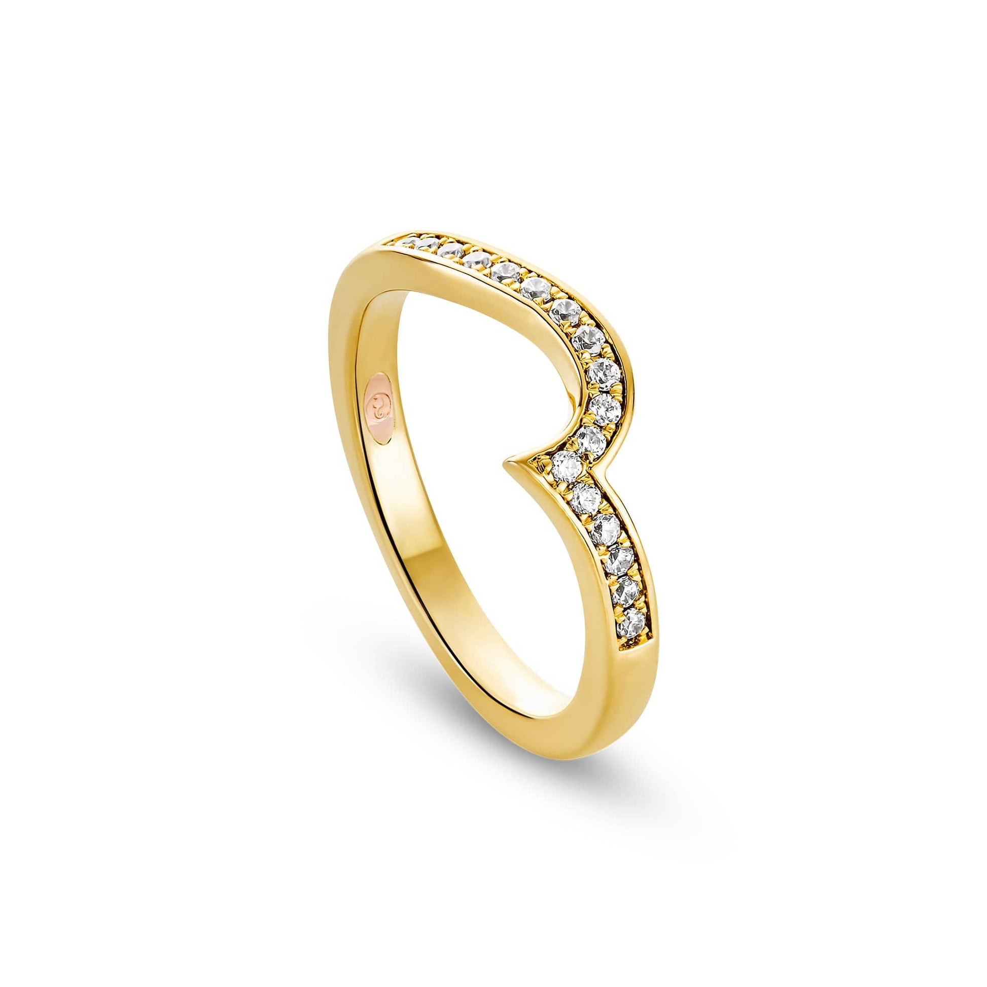18ct Yellow Gold True Romance Wedding Ring