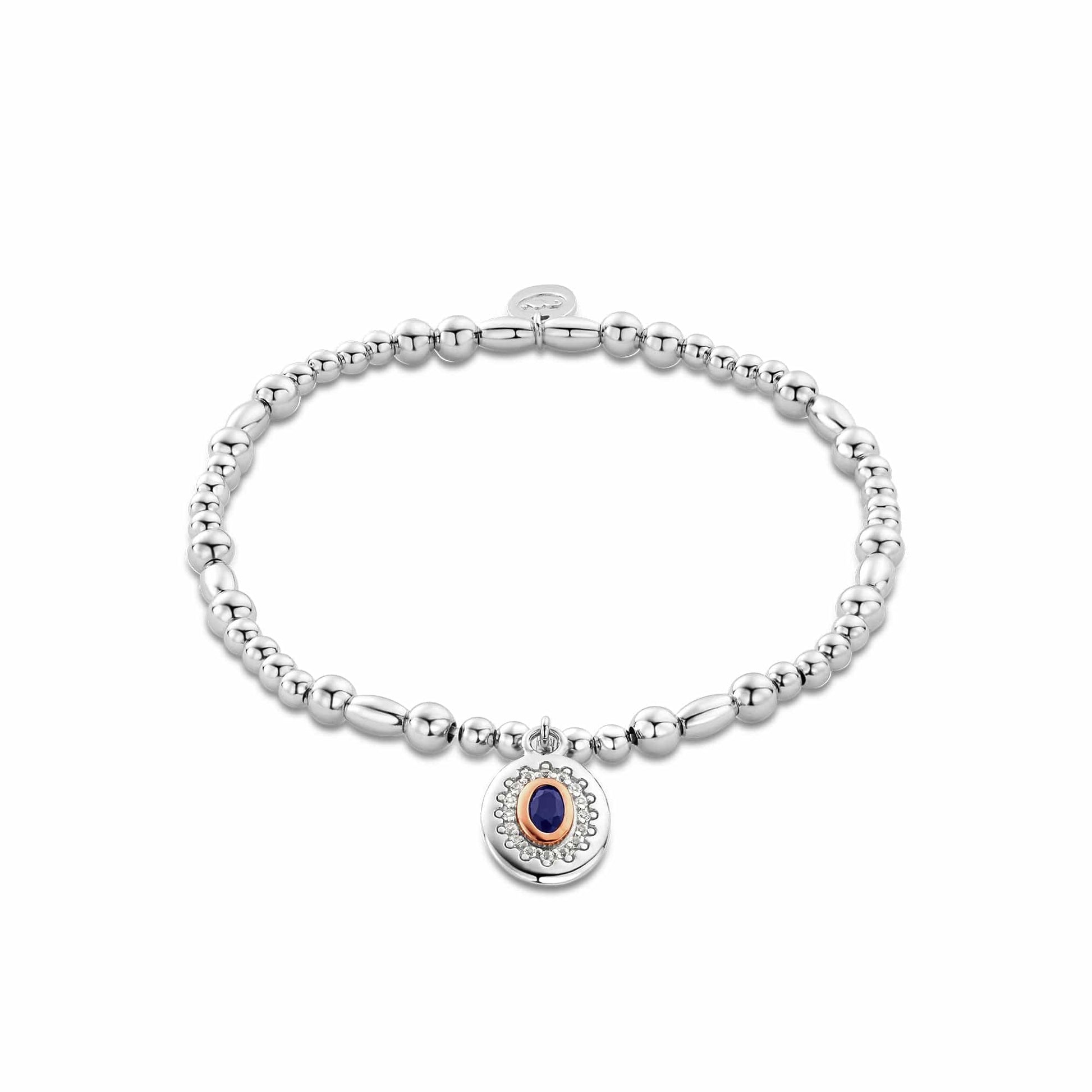 Princess Diana Silver and Sapphire Affinity Bracelet