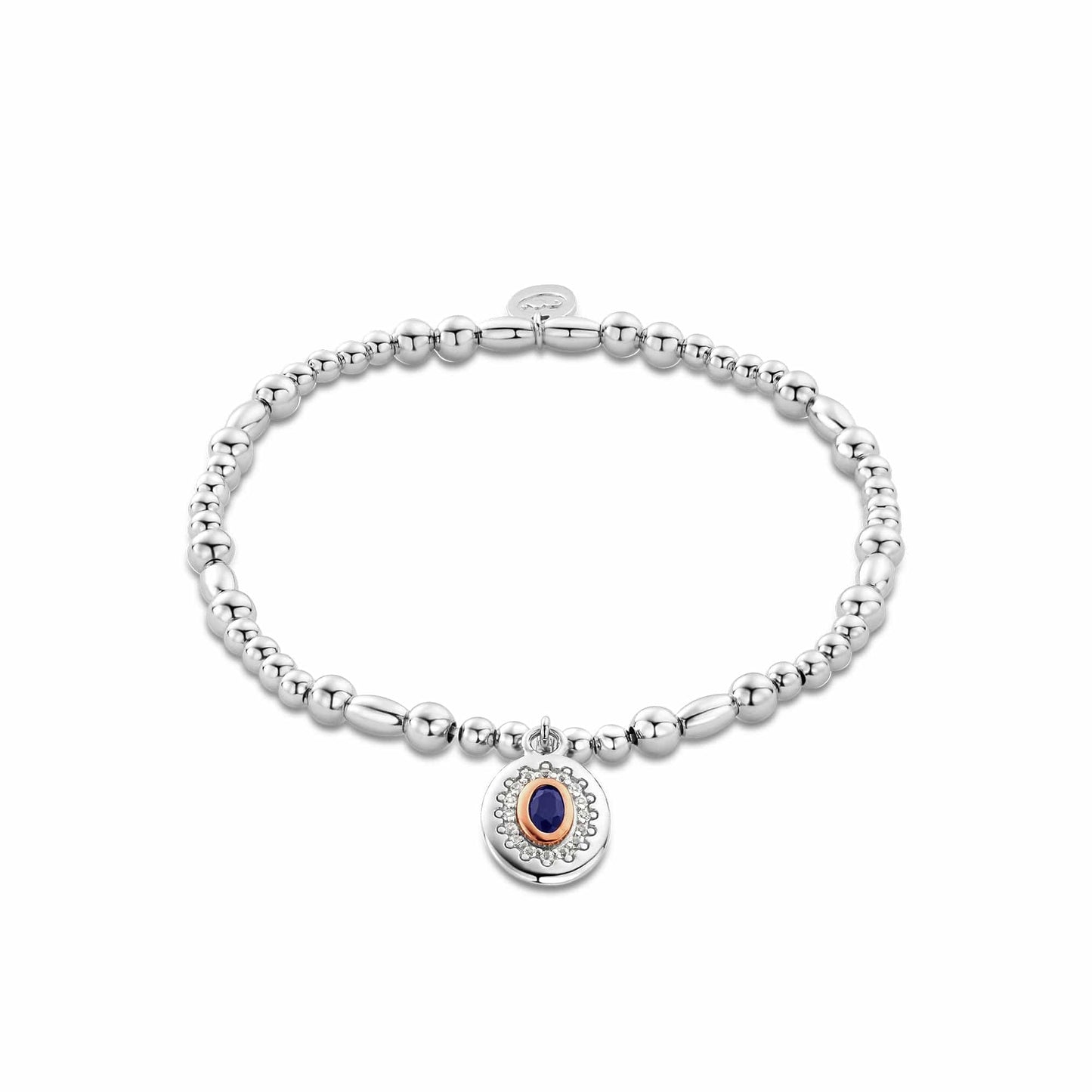 Royal Clogau®  Sterling Silver Diana Affinity Bracelet with Sapphire & Topaz