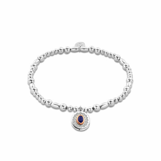 Royal Clogau®  Sterling Silver Diana Affinity Bracelet with Sapphire & Swarovski® Zirconia